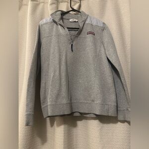 Vineyard Vines Women's Gray Quarter-Zip Sweatshirt